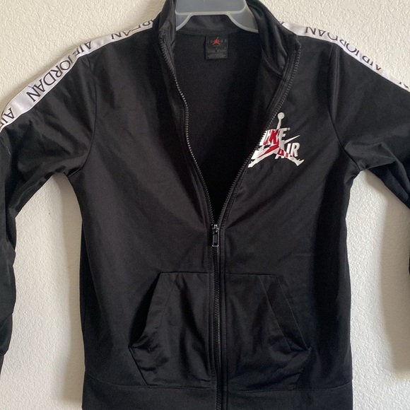 Nike Other - NIKE Air Jordan Full Zip Black Jacket Kids Size Large 12-13 Years Old